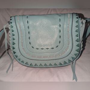 Aimee Kestenberg Pure Turquoise Crossbody Bag.